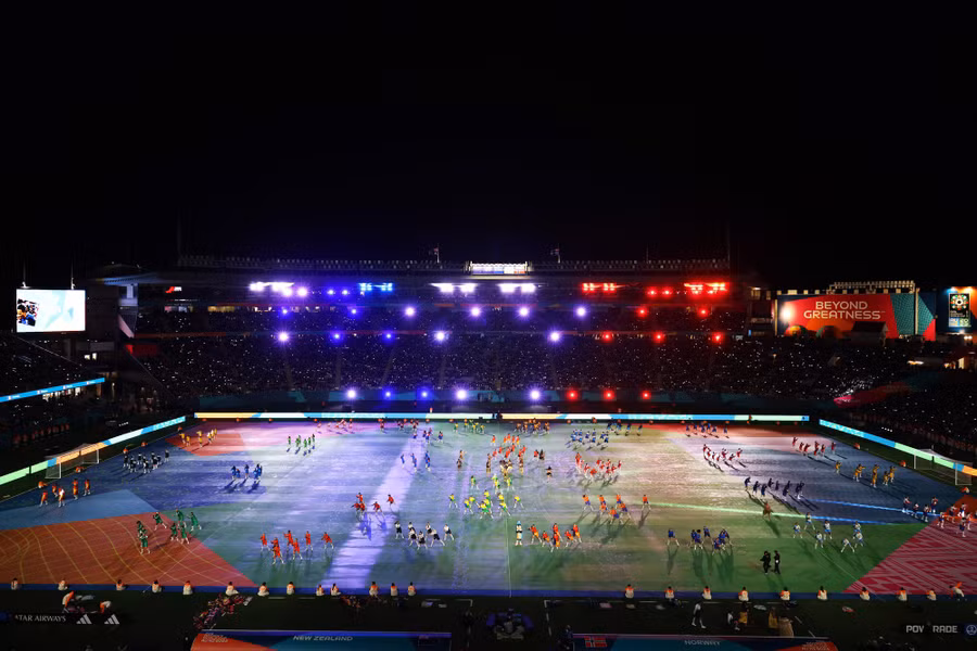 Lễ khai mạc cũng báo hiệu World Cup nữ 2023 đã chính thức khởi tranh từ ngày 20/7.