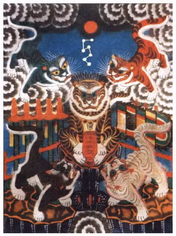 Sự tích thần hổ được lưu truyền đặc biệt tại vùng Thanh - Nghệ - Tĩnh.