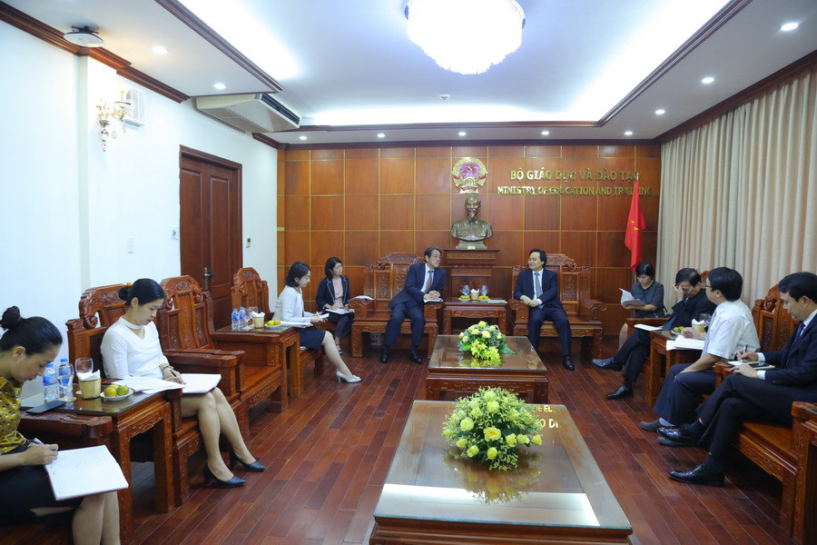 Quang cảnh buổi tiếp. Ảnh: Việt Hà Quang cảnh buổi tiếp. Ảnh: Việt Hà