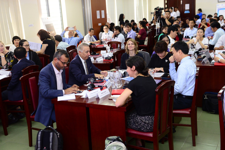 Hội thảo thu hút nhiều đại biểu đến từ Bộ GD&ĐT, Hội đồng Anh và trường ĐH.