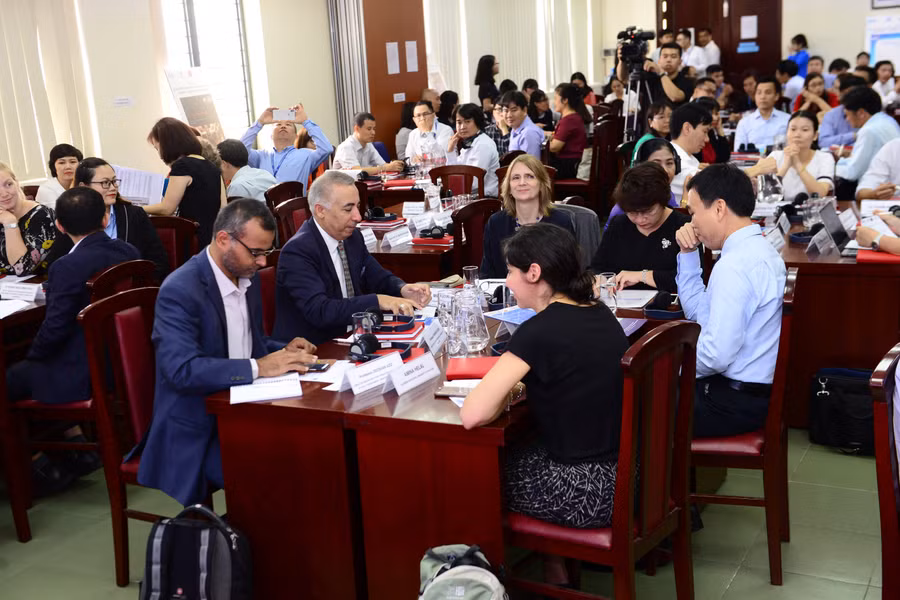 Hội thảo thu hút nhiều đại biểu đến từ Bộ GD&ĐT, Hội đồng Anh và trường ĐH.