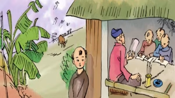 Từ trẻ mồ côi, Lưu Ngạn Quang đã thi đỗ Hoàng giáp – trở thành người khai khoa làng Cổ Bôn. Ảnh minh họa