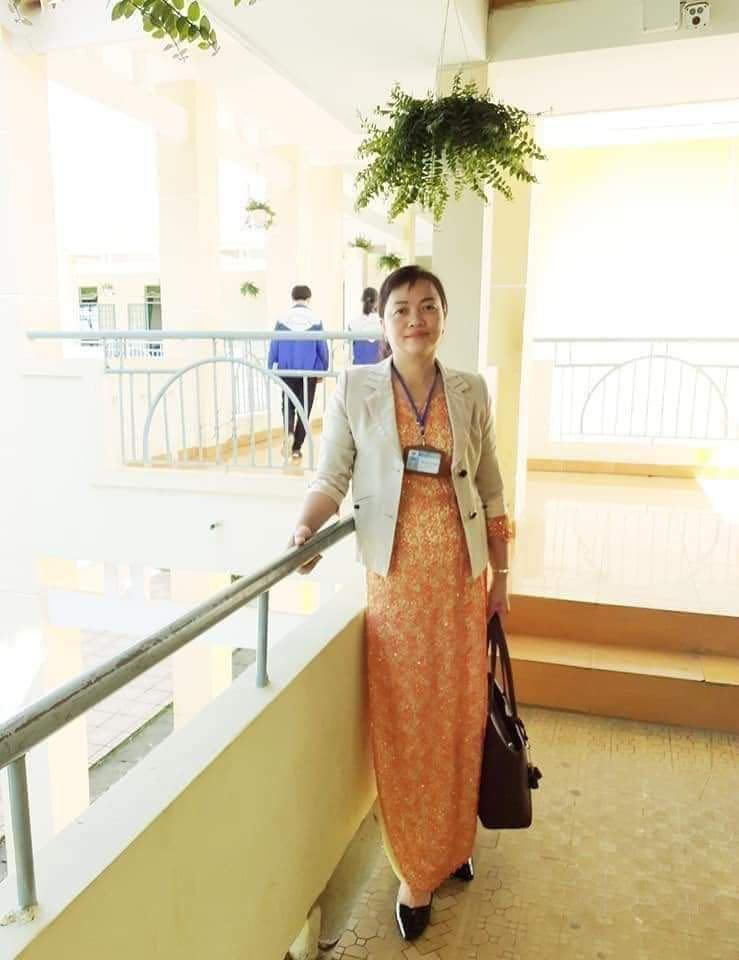 Cô Võ Thị Thùy Dương đang công tác tại Trường THCS Lộc Nga (thành phố Bảo Lộc, Lâm Đồng).