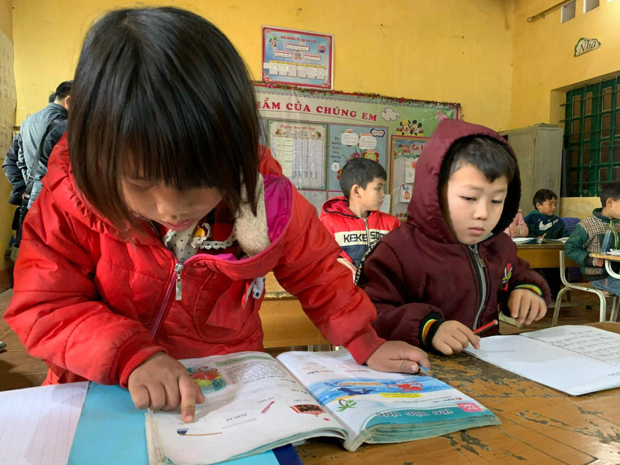 Tiếng Việt là nền tảng quan trọng với học sinh dân tộc. Ảnh: Đức Trí Tiếng Việt là nền tảng quan trọng với học sinh dân tộc. Ảnh: Đức Trí