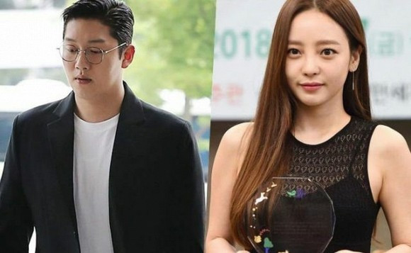 Goo Hara và bạn trai cũ.