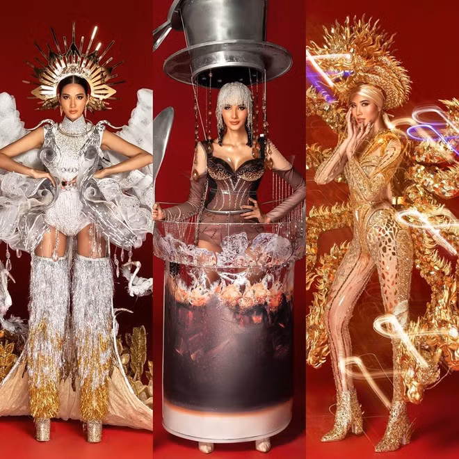 Trang phuc ca phe cua Hoang Thuy len bao My hinh anh 1 