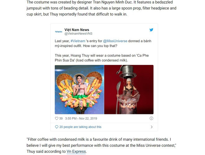 Trang phuc ca phe cua Hoang Thuy len bao My hinh anh 2 