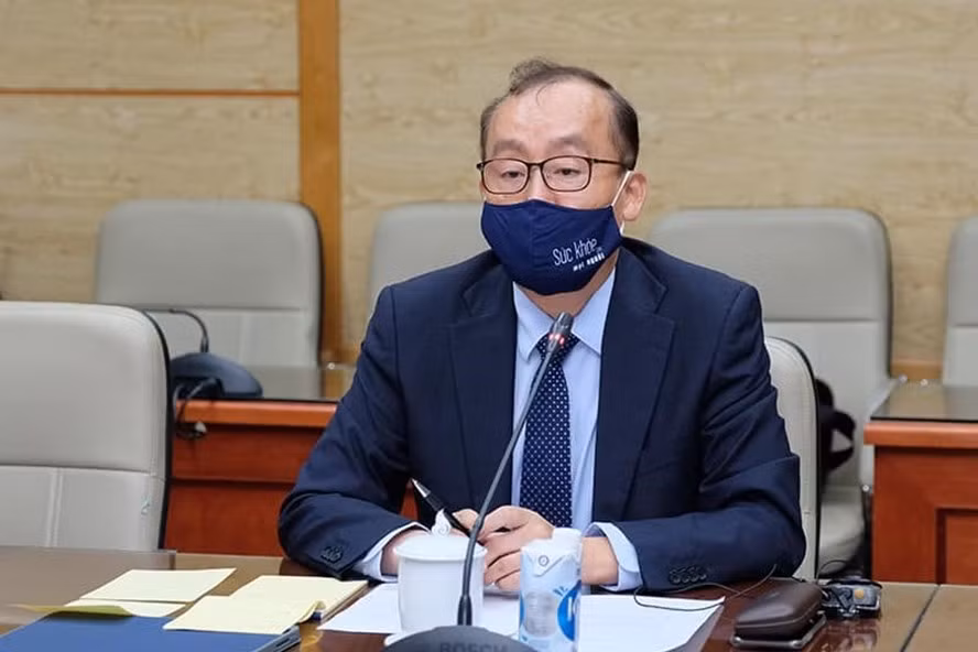 Ông Kidong Park - Trưởng Đại diện Tổ chức Y tế Thế giới (WHO) tại Việt Nam. Ảnh: Bộ Y tế.