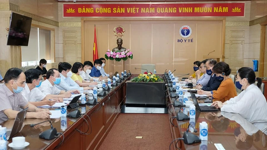 Toàn cảnh buổi làm việc. Nguồn: VGP.