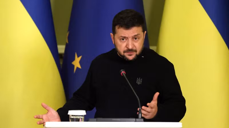 Tổng thống Ukraine Vladimir Zelensky