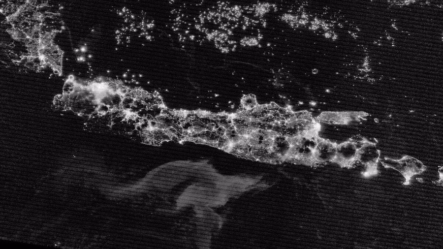 Biển sữa được ghi lại bởi vệ tinh của NASA, Mỹ.