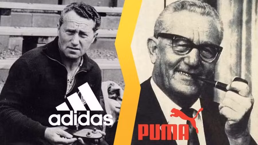 Hai anh em nhà Dassler và hai thương hiệu giày thể thao nổi tiếng.