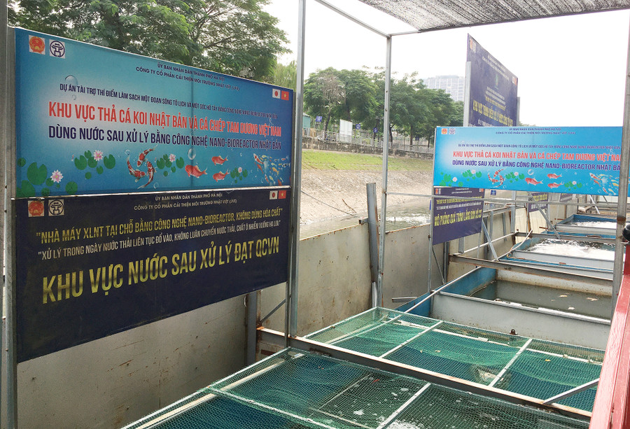  Phương án xử lý nước sông Tô Lịch bằng công nghệ Nano được cho là hiệu quả.