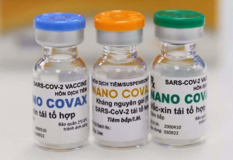 Vắc xin Covid-19 Nano Covax của Việt Nam. Ảnh: ĐVCC.