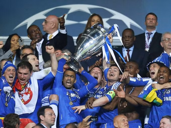 Chelsea từng vô địch Champions League vào năm 2012.