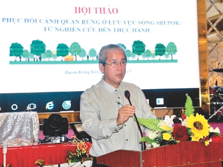 Đại biểu phát biểu tại Hội thảo