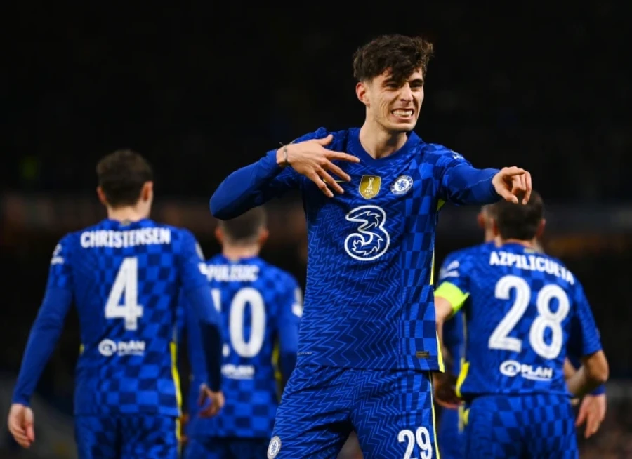 Kai Havertz giúp Chelsea có khởi đầu hoàn hảo ở lượt đi vòng 1/8 Champions League.