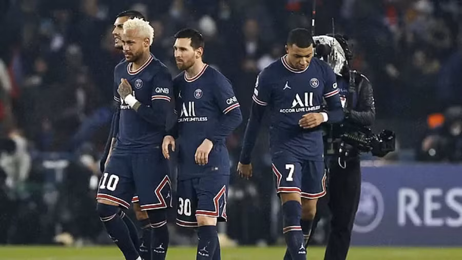 Tỷ lệ thắng của PSG chỉ 44% khi tam tấu Messi- Neymar- Mbappe cùng xung trận.