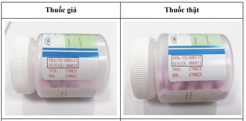 Ảnh: Cục Quản lý Dược.