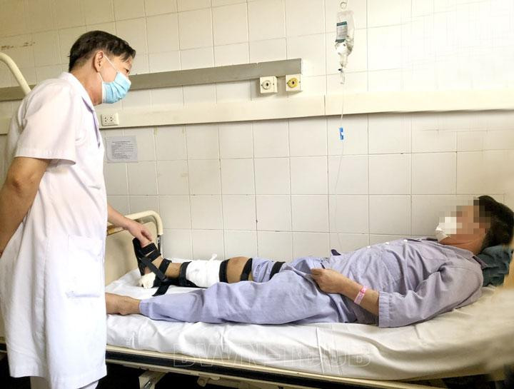 Hiện người bệnh đang được theo dõi, điều trị tại Bệnh viện. Ảnh: BV.