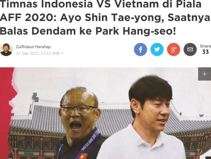 Tờ Bola lên dây cót tinh thần cho thầy trò Shin trước cuộc đối đầu tuyển Việt Nam tại vòng bảng AFF Cup 2020.