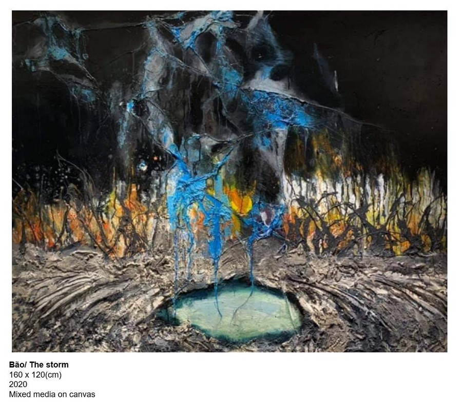 Các tác phẩm trừu tượng như được giải phóng khỏi ý thức để tự định hình.