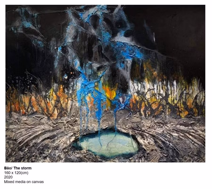 Các tác phẩm trừu tượng như được giải phóng khỏi ý thức để tự định hình.