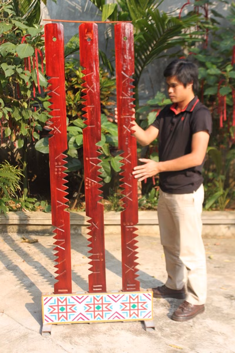 Lịch Đoi khổng lồ tại Trung tâm Bảo tồn phát huy di sản văn hóa Mường tỉnh Hoà Bình.