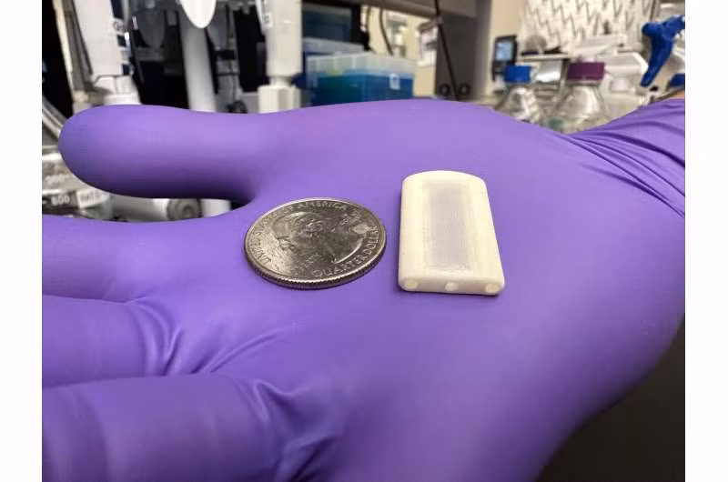 NICHE là một thiết bị phẳng được đặt dưới da. 