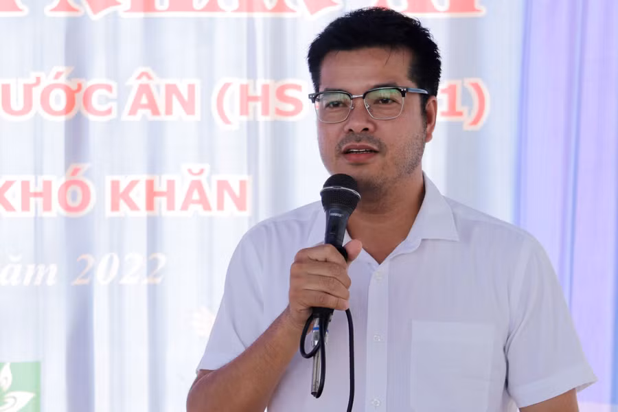 Phát biểu tại buổi Lễ, ông Nguyễn Văn Dũng - Trưởng văn phòng đại diện Báo GD&amp;TĐ khu vực MT-TN cho biết, thời gian qua, Báo GD&amp;TĐ đã nỗ lực kết nối các nhà hảo tâm để thực hiện chương trình "Điều ước cho em" trong ngành Giáo dục. Trong quá trình thực hiện, đơn vị rất cảm ơn sự giúp đỡ của các cấp ủy chính quyền cùng ngành Giáo dục để các ngôi nhà hoàn thành như mong ước.