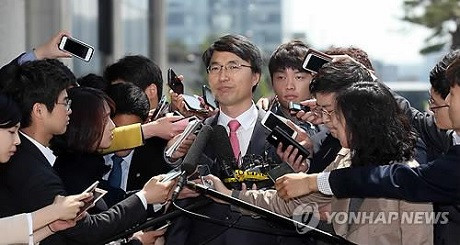 Ông Park Jun-ho bị bắt do nghi ngờ tiêu hủy chứng cứ phạm tối của cấp trên. (Ảnh: