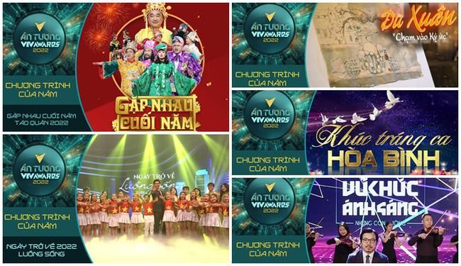 Ban tổ chức công bố 10 đề cử hạng mục Chương trình của năm tại VTV Awards 2022.