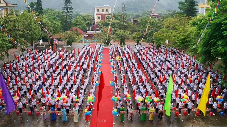 Học sinh Lào Cai sẽ khai giảng sáng 5/9. 