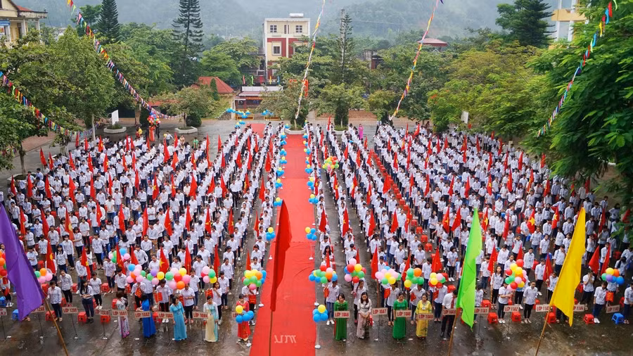 Học sinh Lào Cai sẽ khai giảng sáng 5/9. 