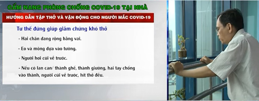 Hướng dẫn bài tập thở và vận động cho người mắc Covid-19