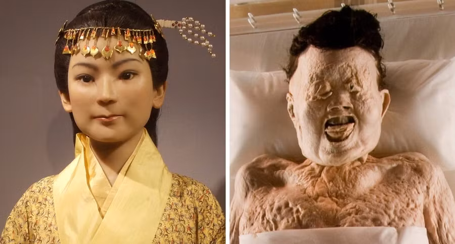 Ảnh phục dựng Phu nhân Tân Truy (217 - 168 TCN). Ảnh: Ancient-origins.com