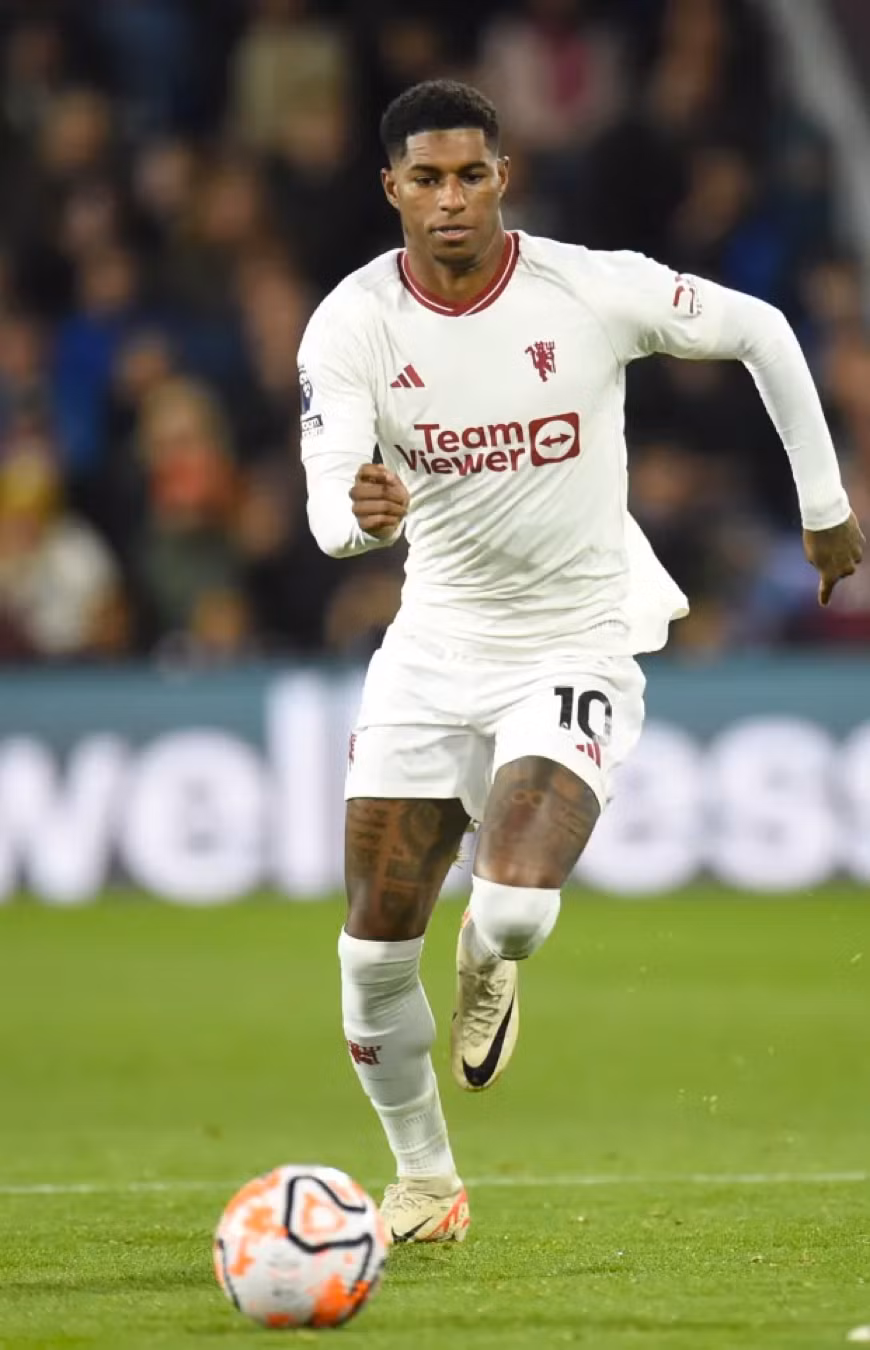 Marcus Rashford trong trận Man Utd thắng Burnley 1-0 rạng sáng 24/9.