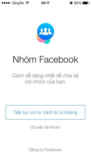 Trải nghiệm ứng dụng Facebook Groups