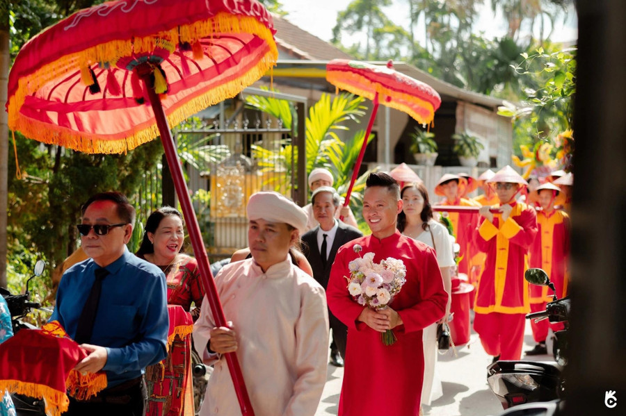 Đám cưới của đôi vợ chồng trẻ khiến cộng động mạng trầm trồ theo dõi và ngưỡng mộ. (Ảnh: K.H). Đám cưới của đôi vợ chồng trẻ khiến cộng động mạng trầm trồ theo dõi và ngưỡng mộ. (Ảnh: K.H).
