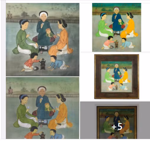 Tác phẩm “Trà đàm” của Mai Trung Thứ bị làm giả.