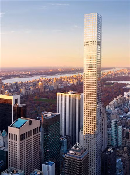 432 Park Avenue với tỷ lệ chiều cao trên chiều rộng 15:1, rung lắc ngay cả trong gió nhẹ.