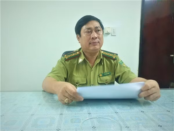 Ông Lê Ngọc Tuấn, Chi cục Trưởng Chi cục Kiểm lâm tỉnh Thừa Thiên - Huế.