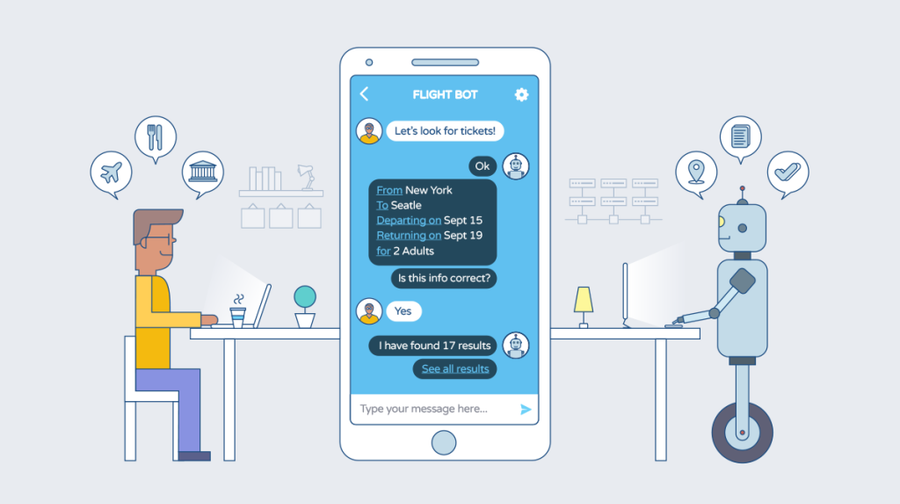  Ảnh minh họa cho ứng dụng chatbot.