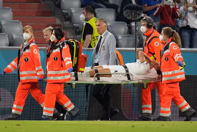 Hành trình của Spinazzola cùng tuyển Italia tại EURO 2020 đã khép lại.