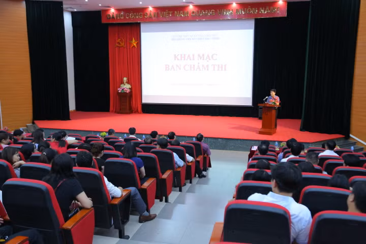 Bắc Ninh khai mạc công tác chấm thi THPT quốc gia năm 2019. Ảnh: Việt Hà