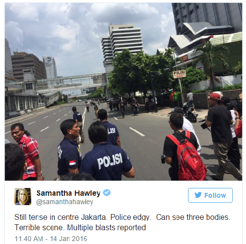 Lời kể bàng hoàng của những nhân chứng trong vụ đánh bom tại Jakarta - Ảnh 4