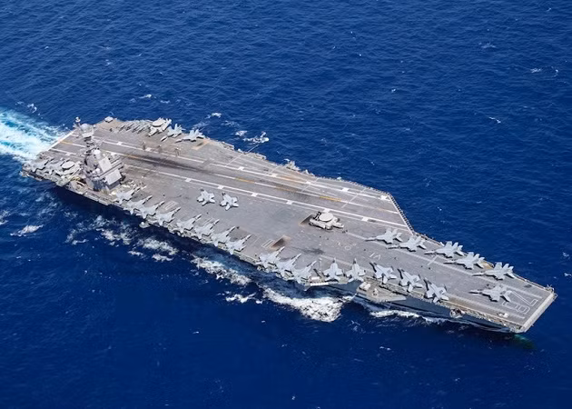 Mỹ điều tàu sân bay tấn công “USS Gerald R. Ford” tới Đông Địa Trung Hải