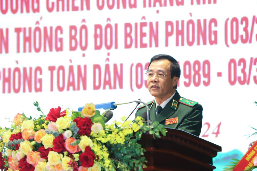 Trung tướng Lê Đức Thái, Ủy viên Trung ương Đảng, Ủy viên Quân ủy Trung ương, Tư lệnh BĐBP trân trọng cảm ơn Chủ tịch nước và các đại biểu dự buổi Lễ. Trung tướng Lê Đức Thái, Ủy viên Trung ương Đảng, Ủy viên Quân ủy Trung ương, Tư lệnh BĐBP trân trọng cảm ơn Chủ tịch nước và các đại biểu dự buổi Lễ.