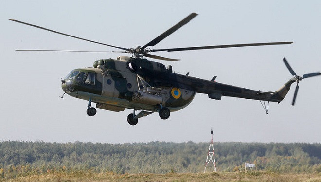 Trực thăng Mi-8 của Không quân Ukraine. Trực thăng Mi-8 của Không quân Ukraine.