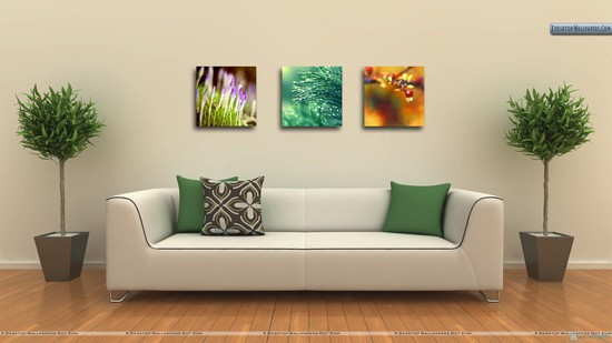 Vị trí treo một tác phẩm nghệ thuật tốt nhất đó là vị trí mà đứng ở đâu trong căn phòng bạn cũng có thể dễ dàng quan sát được nó. meo